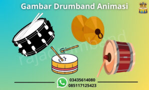 gambar drumband animasi