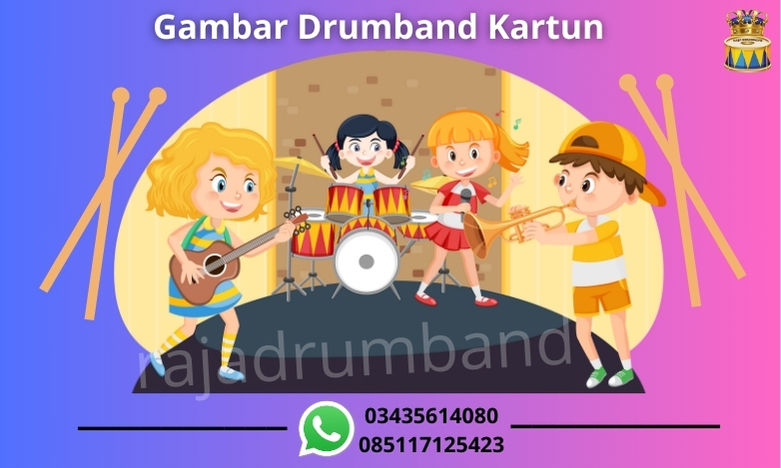 gamabr drumband kartun