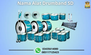 nama alat drumband sd