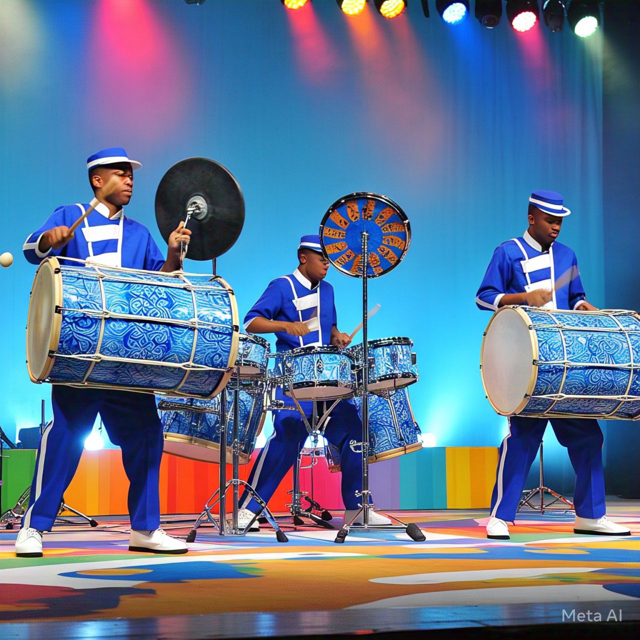 drumband biru
