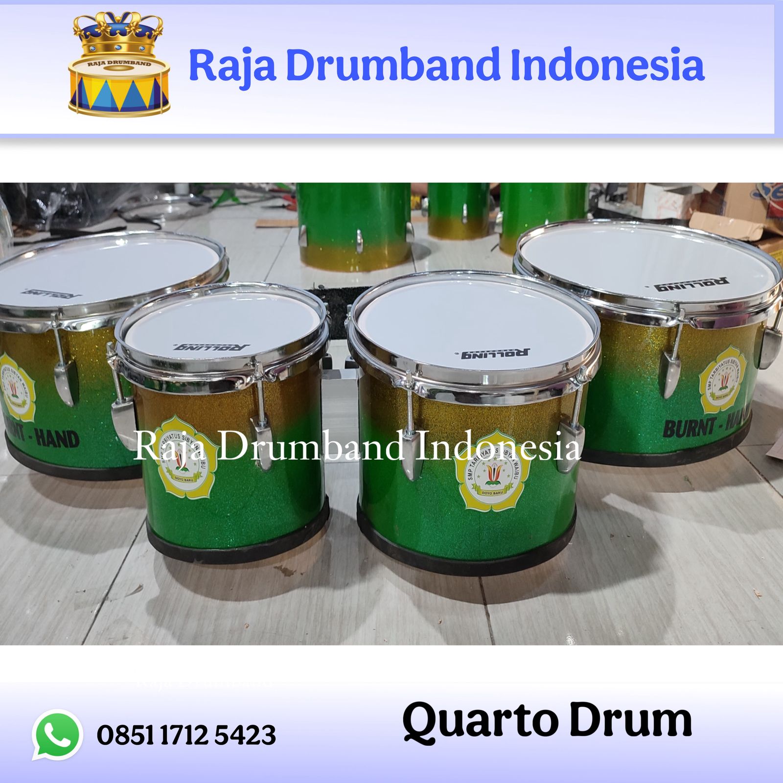 Alat Drumband 4 Tom