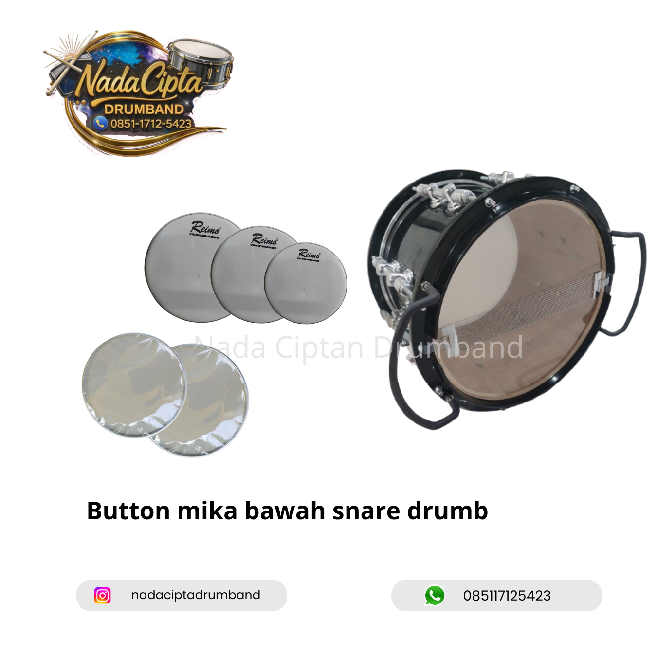 Jual Botton Mika Bawah Snare Drum: Rahasia Suara Snare Auto Pecah dan Bikin Penonton Merinding!
