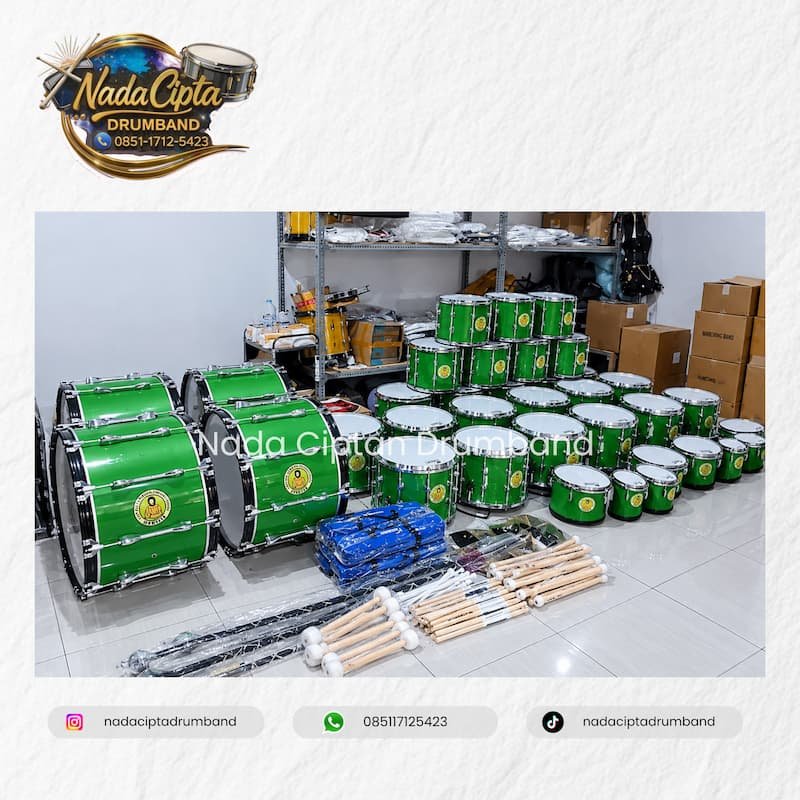 jual 1 set alat drumband